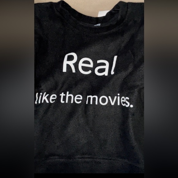 NWT Daydream Nation Real Like The Movies Black & White Sweatshirt - Picture 7 of 13